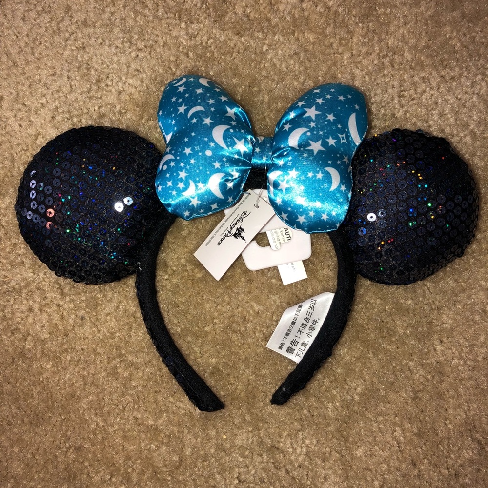 Minnie Mouse sorcerer ears Park Authentic BNWT